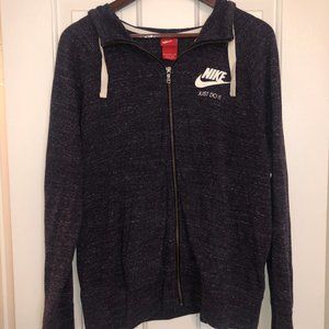 Purple Nike Zip up Hoodie
